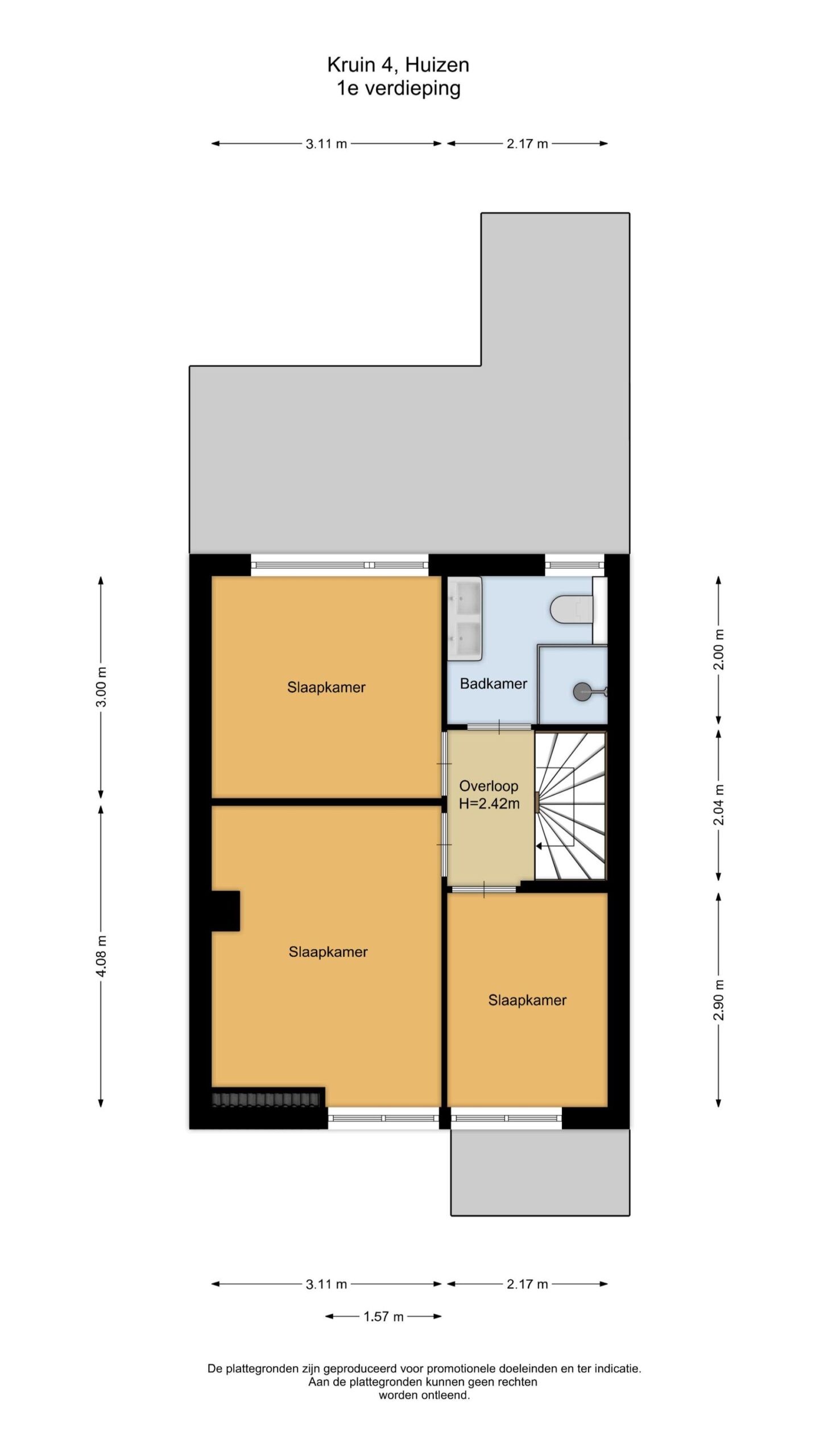 Tussenwoning te koop: Kruin 4, Huizen